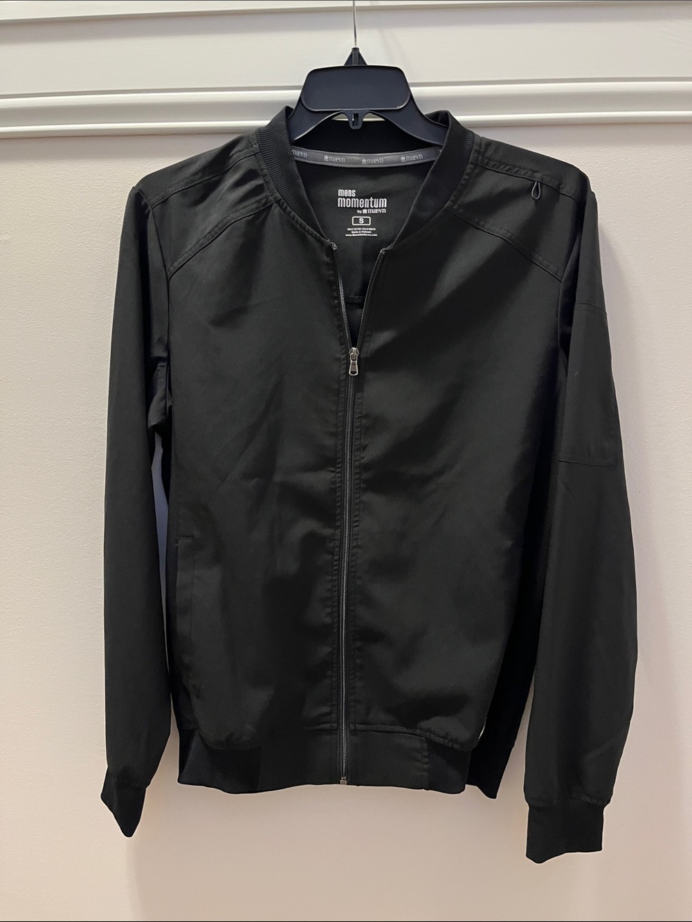 Maevn Momentum 5861 Men’s Full Zip Bomber Scrub Jacket